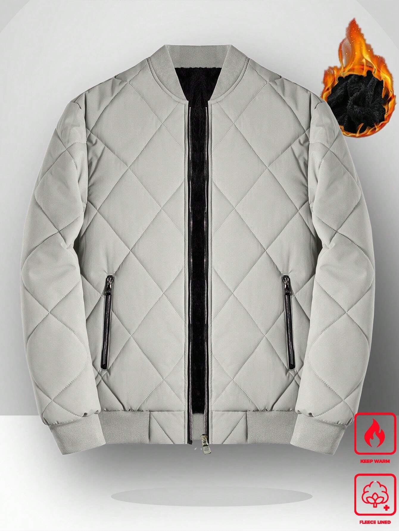 Fleece Lined Bomber Jacket