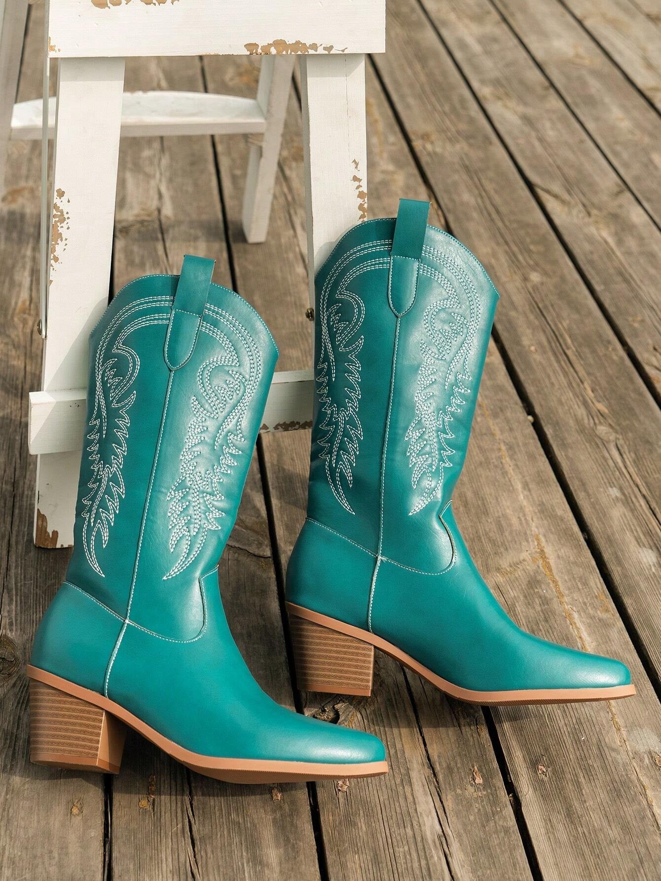 Chunky Western Boots