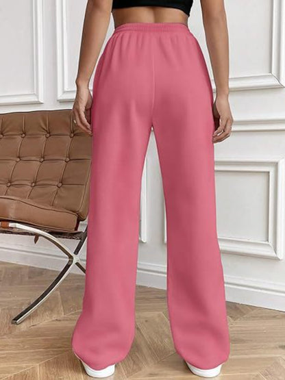 Drawstring Wide Leg Pants