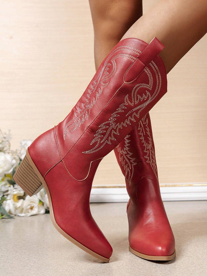 Chunky Western Boots