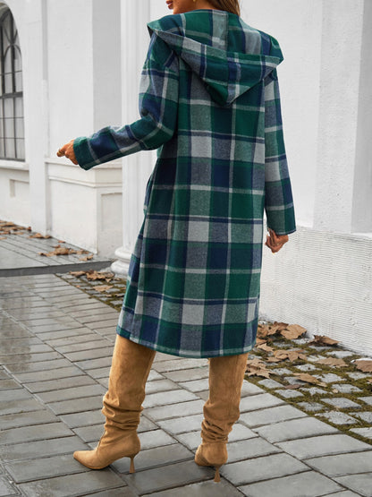 Autumn Plaid Overcoat