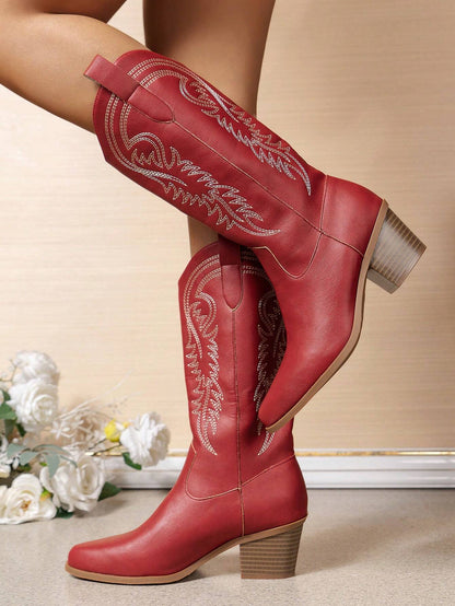 Chunky Western Boots