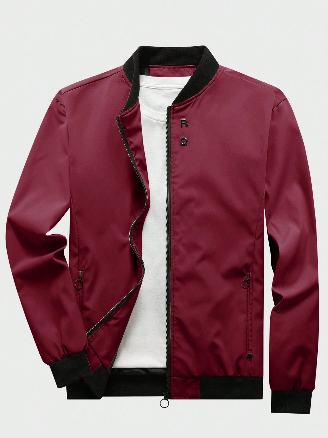 Man Mode Zip Up Bomber Jacket