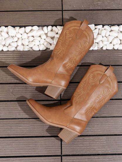 Chunky Western Boots