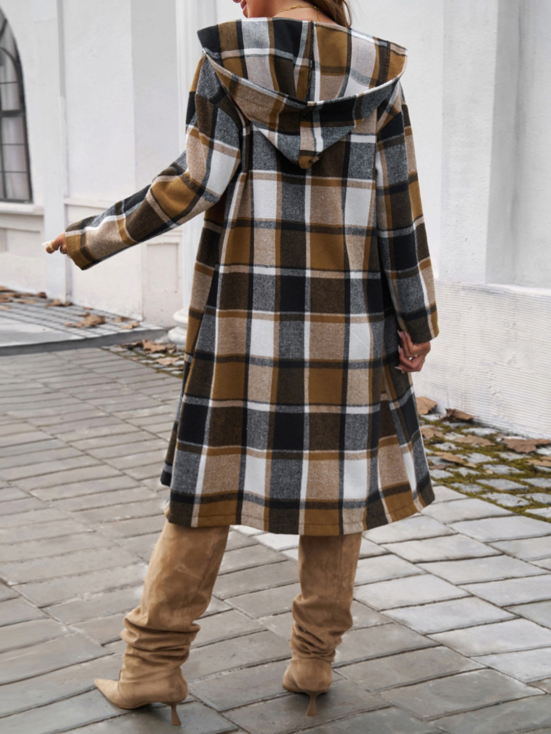 Autumn Plaid Overcoat