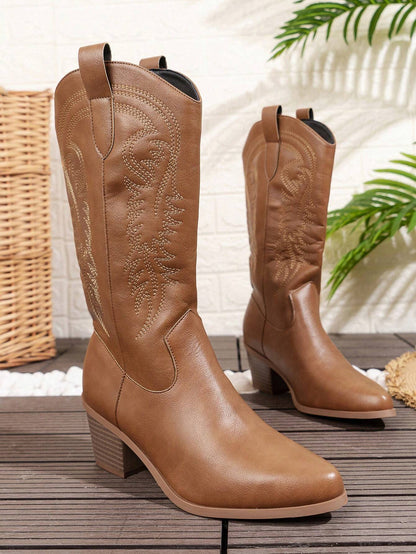 Chunky Western Boots