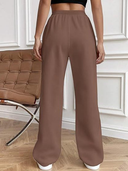 Drawstring Wide Leg Pants