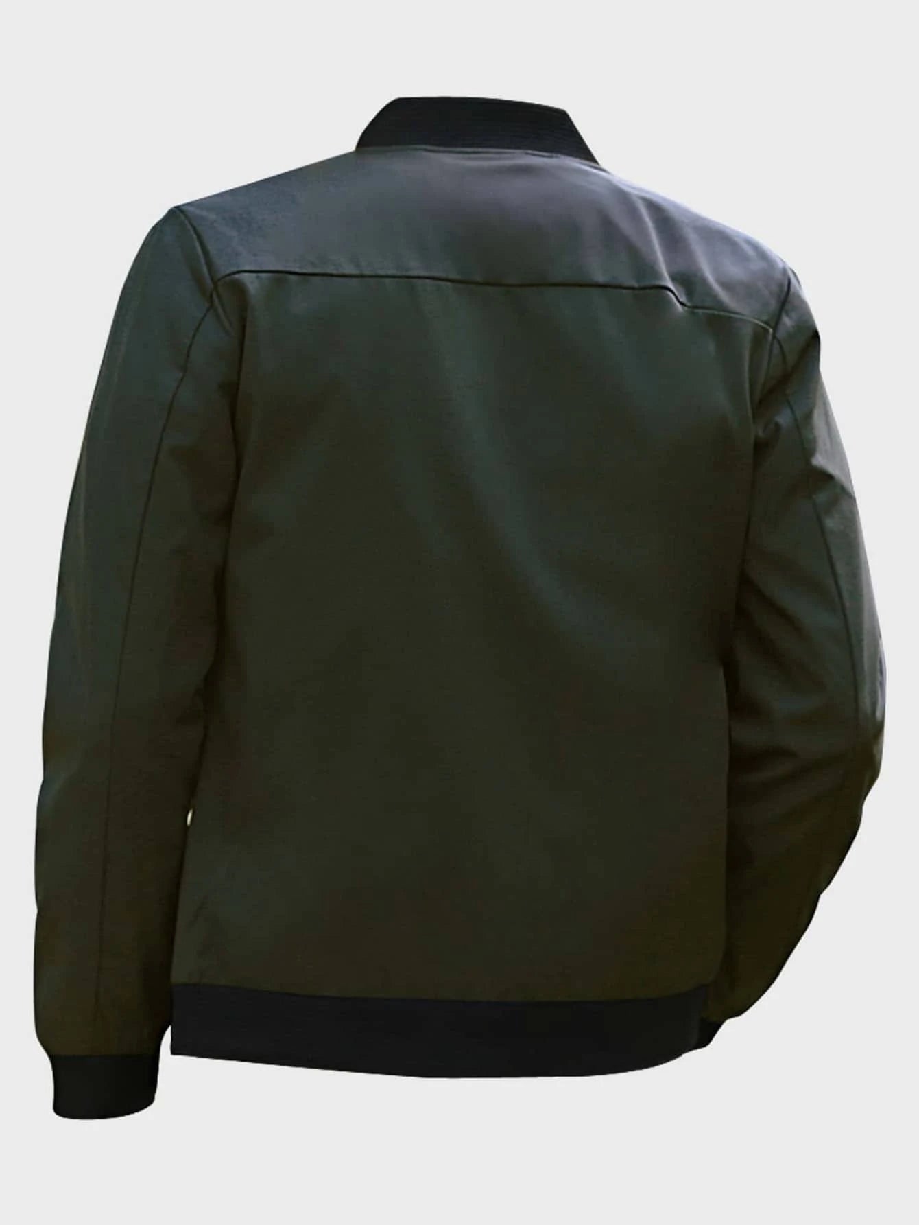 Man Mode Zip Up Bomber Jacket