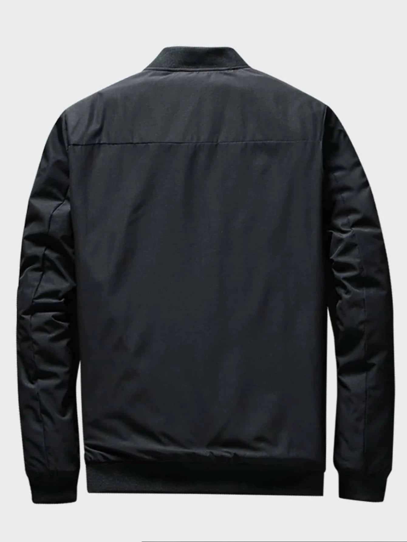 Man Mode Zip Up Bomber Jacket