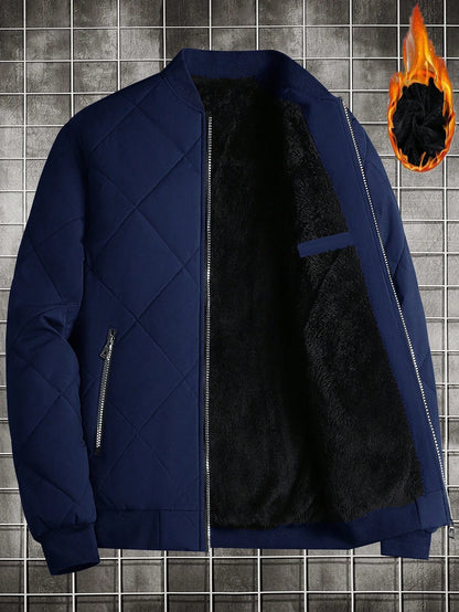 Fleece Lined Bomber Jacket