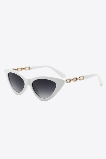 Slanted Chain Sunglasses