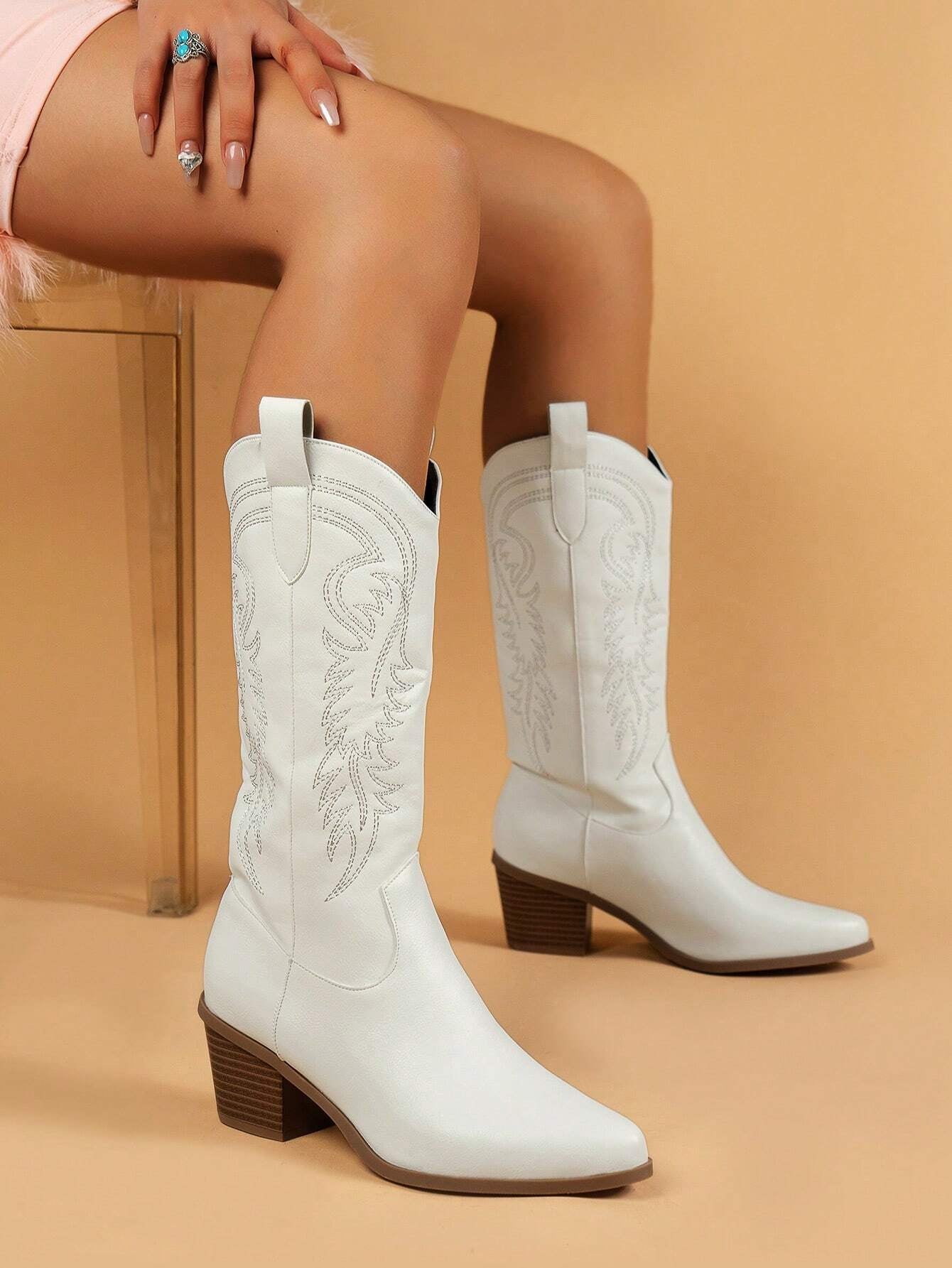 Chunky Western Boots